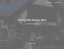 Tablet Screenshot of centralpaskoshermart.com
